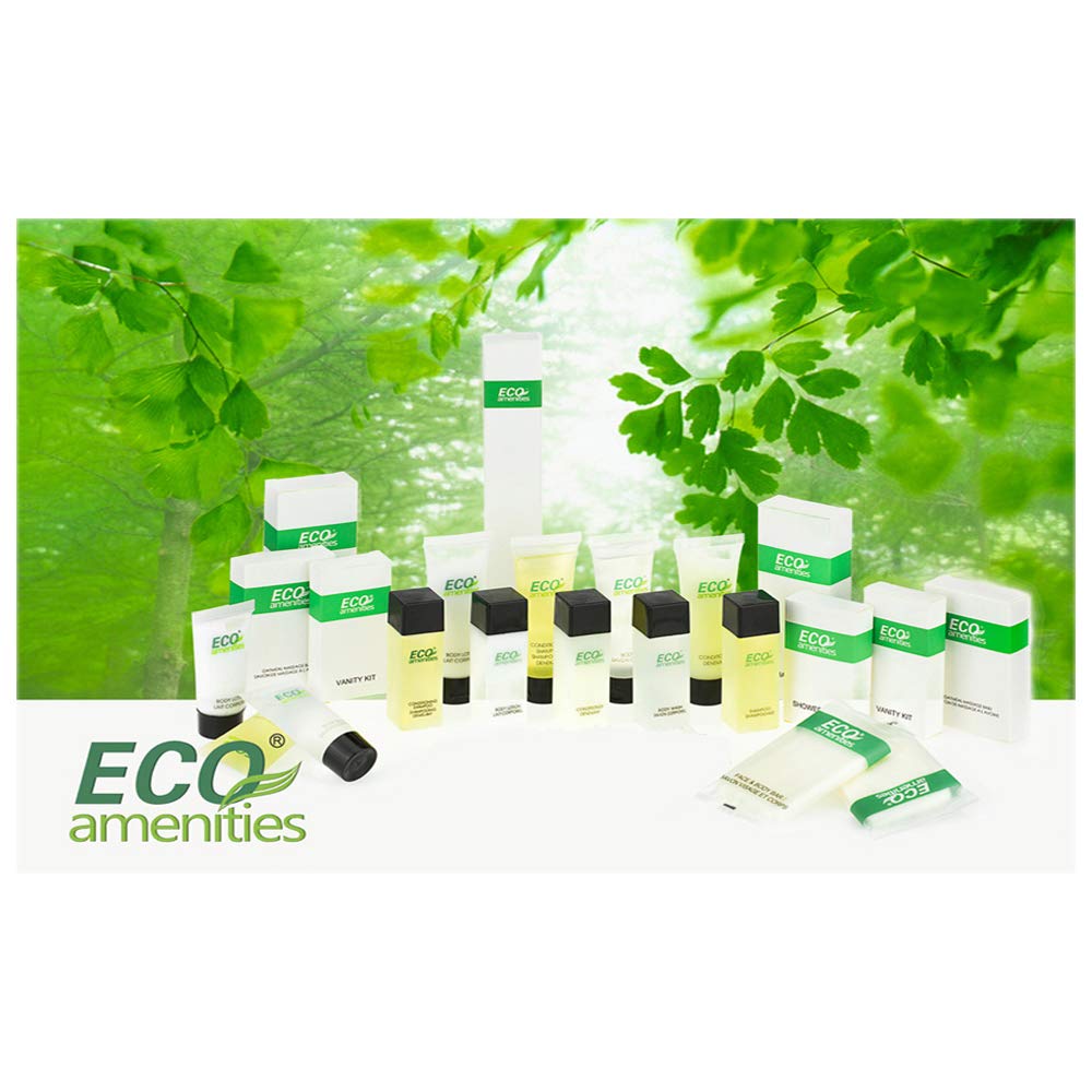 ECO amenities All-in-Kit Travel Kit, 6-Piece Travel Size Toiletries Accessories in a Hygenic PVC Bag, 18 Kits - Image 6